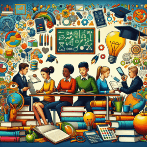 Ensemble de tests pratiques de reconnaissance des synonymes et des antonymes – AI Quiz Theme Image