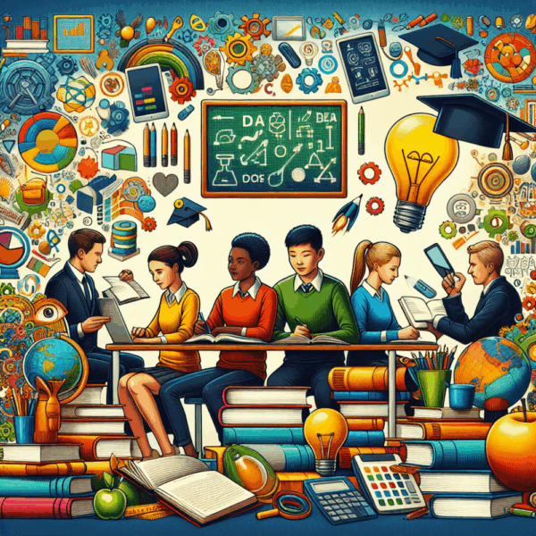 Ensemble de tests pratiques de reconnaissance des synonymes et des antonymes – AI Quiz Theme Image