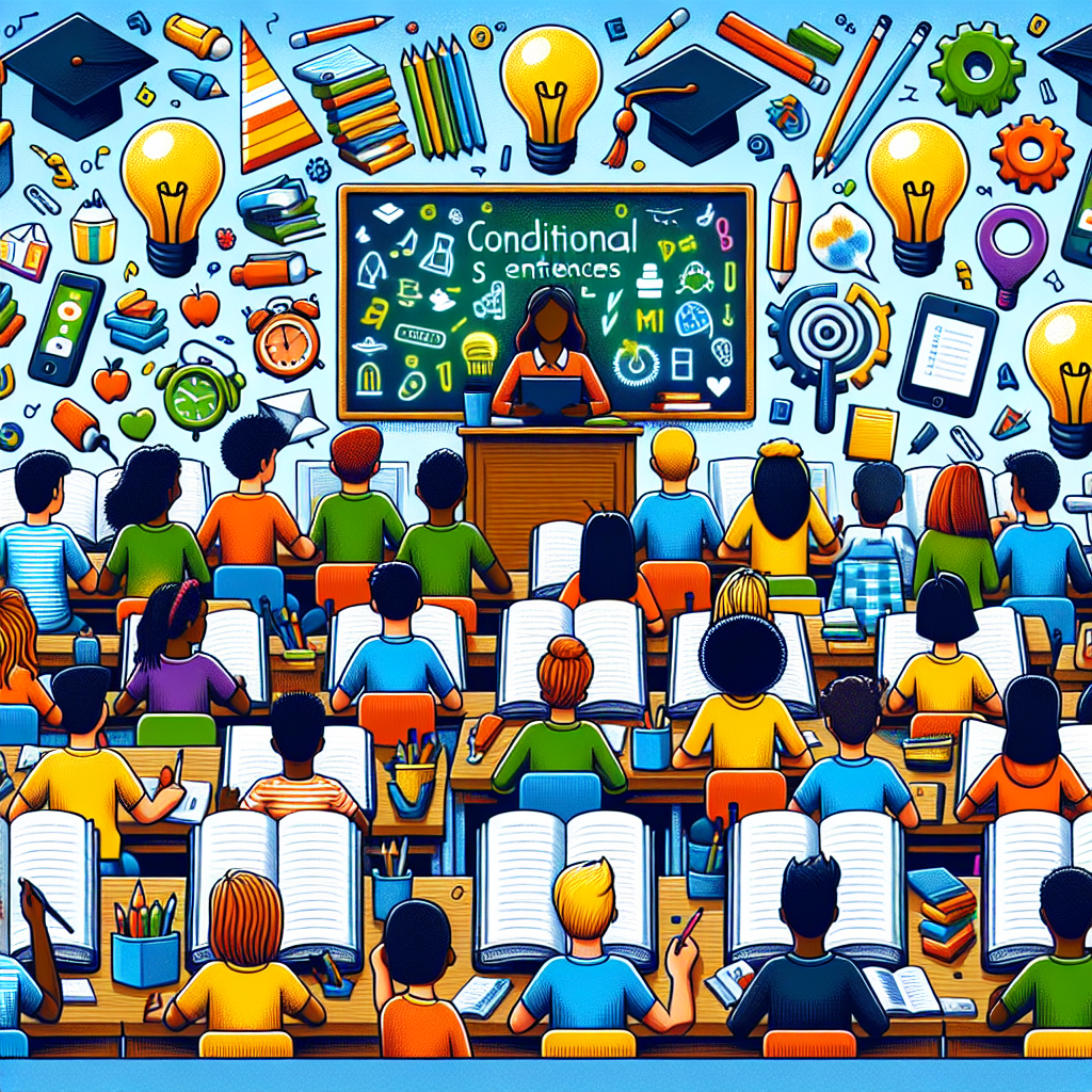 Quiz sur le conditionnel : « Si cela ___ demain, nous resterons à la maison. » – AI Quiz Theme Image