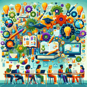 Test de vocabulaire thématique sur les termes scientifiques et technologiques – AI Quiz Theme Image